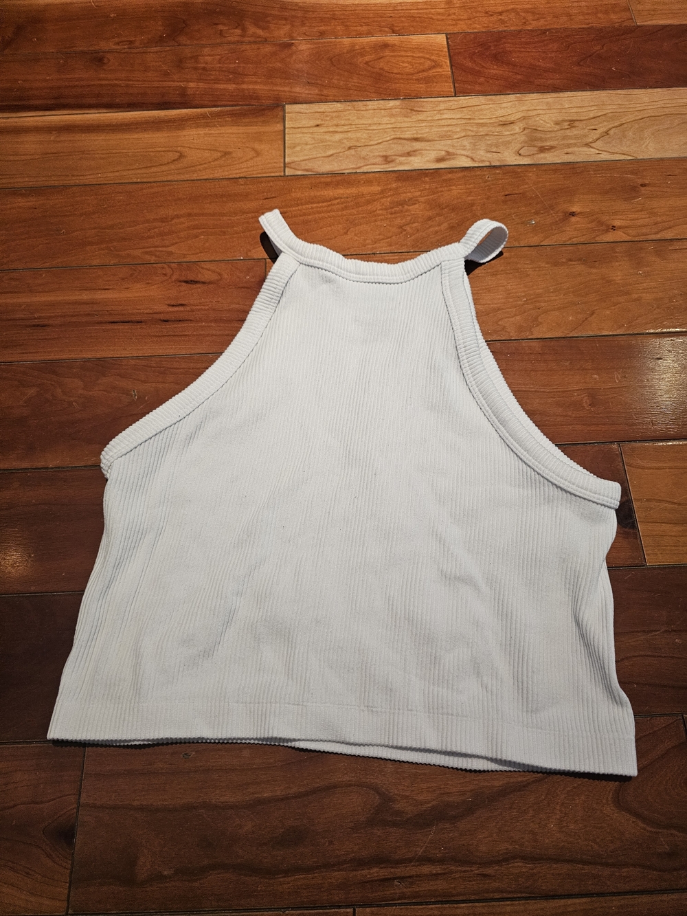 5/30$ Ribbed Crop Tank Top - Pink, Blue, White, Gray, Tan - Picture 5 of 10